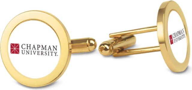 CSI Gold Cufflinks (Gift Boxed) With Colored Medallion - ONLINE ONLY