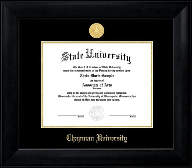 Chapman University 11 x 8.5 Diploma Frame