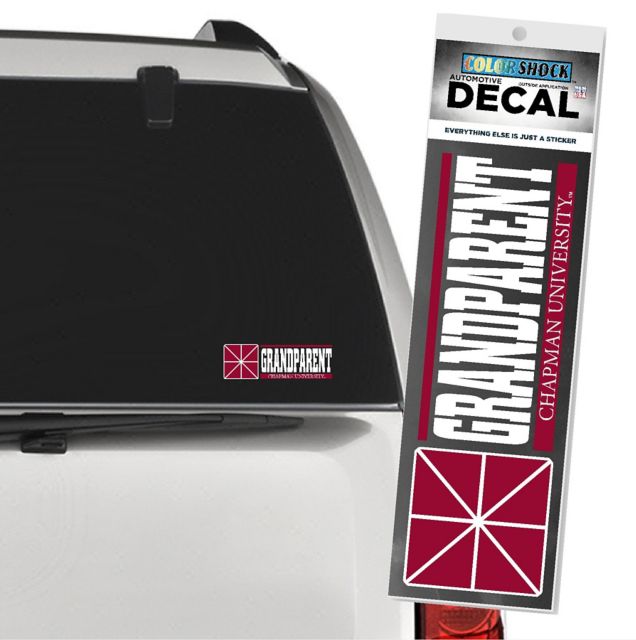 Chapman University Panthers Grandparent Decal