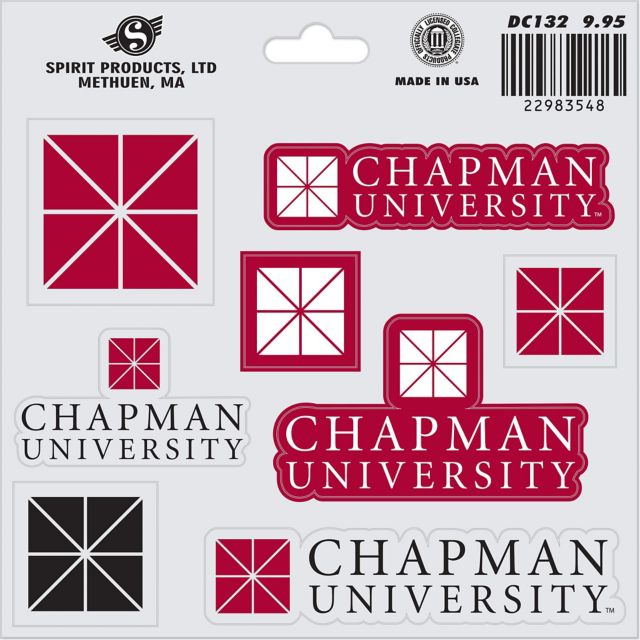 Chapman University Sticker Sheet