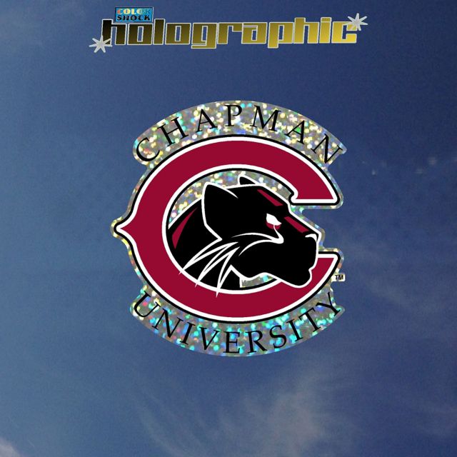 Chapman University Panthers Holographic Decal
