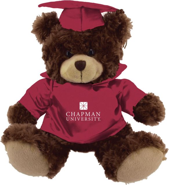 Chapman University 12'' Graduation Bear - Chocolate - ONLINE ONLY