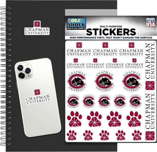 Chapman University Sticker Sheet