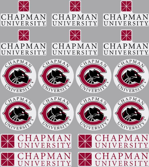 Chapman University Panthers Sticker Sheet