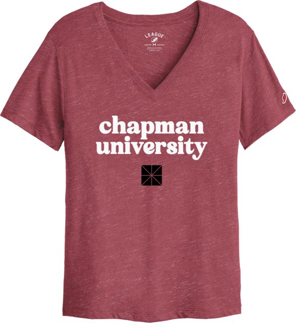 Chapman University Women's V-Neck Short Sleeve T-Shirt