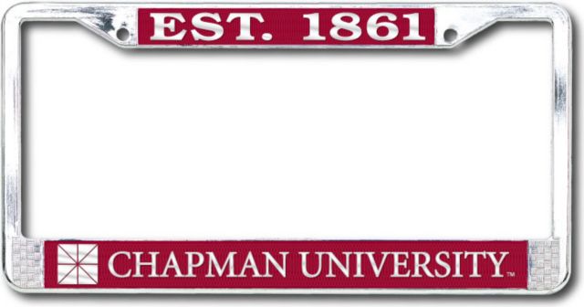 Chapman University Est. 1861 License Plate Frame