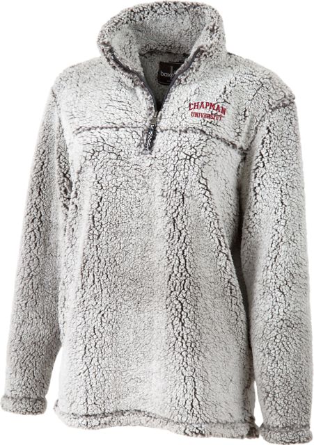 quarter zip sherpa pullover