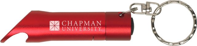 Chapman University Keychain with Bottle Opener Flashlite