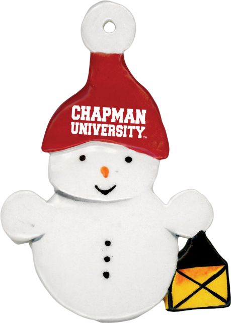 Chapman University Snowman Ornament