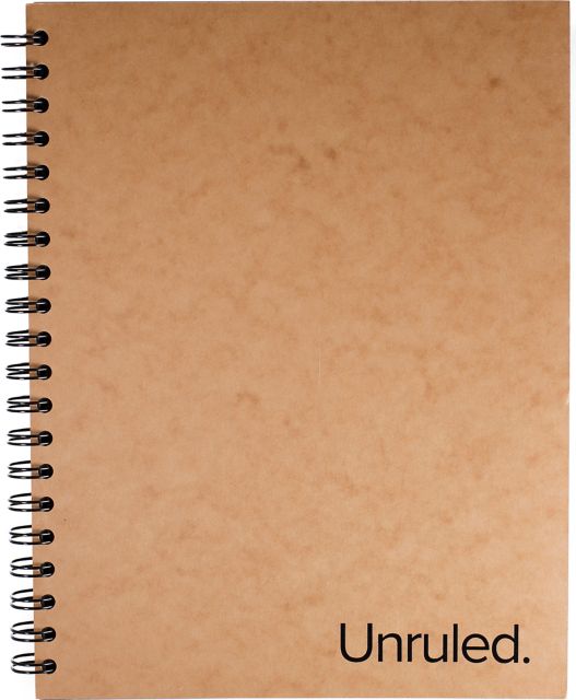 NOTEBK UNRULED 10.5x8 PERF 60#