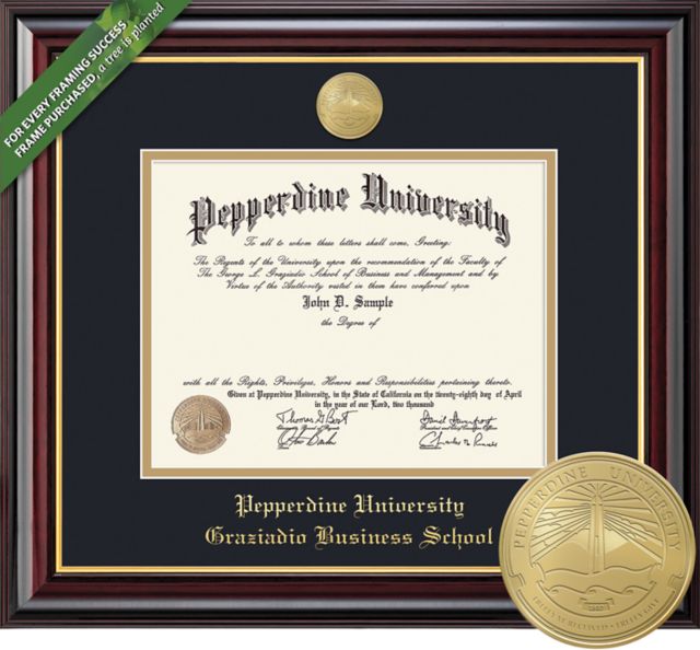 Pepperdine University 8.5'' x 11'' Windsor Diploma Frame