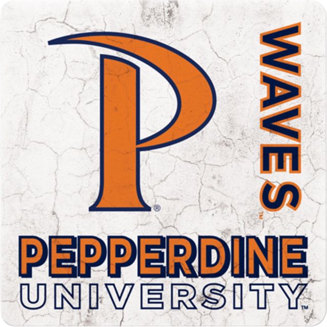 Pepperdine University Waves 4x4 Coaster