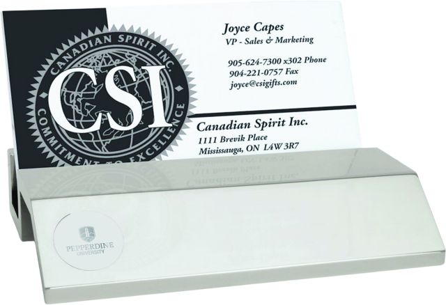 Pepperdine University Business Card Holder