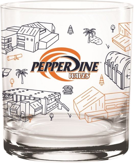 Pepperdine University 8 oz. Plastic Rocks Cup