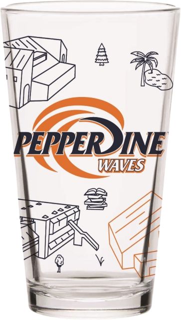 Pepperdine University 16 oz. Plastic Pint Cup