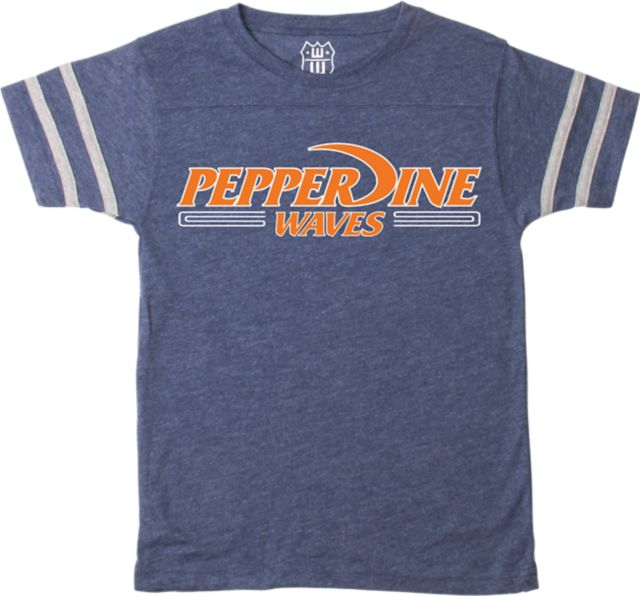 Pepperdine University Waves Toddler Backfield Short Sleeve T-Shirt