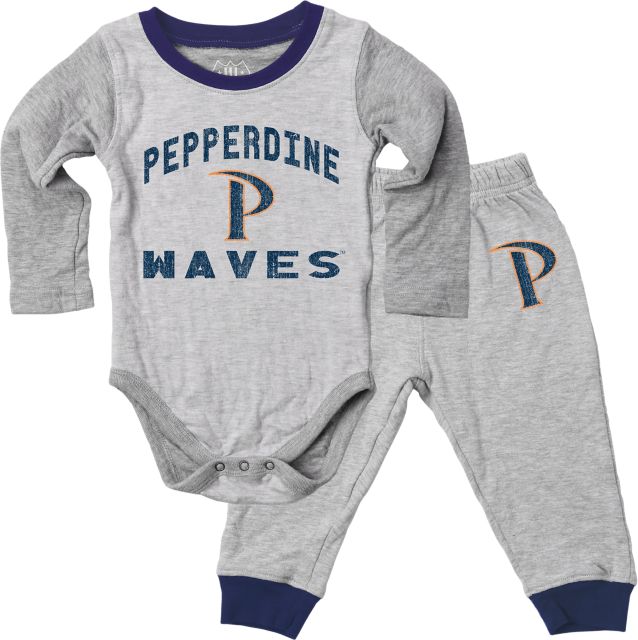 Pepperdine University Waves Infant Bodysuit & Pant Set