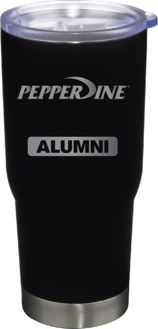 22 oz Matte Black Stainless Steel Tumbler Alumni