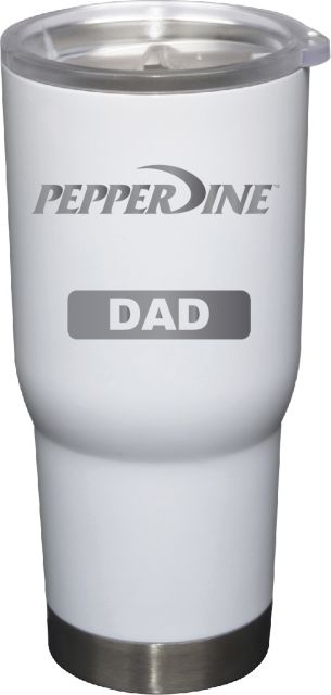 22 oz White Stainless Steel Tumbler Dad