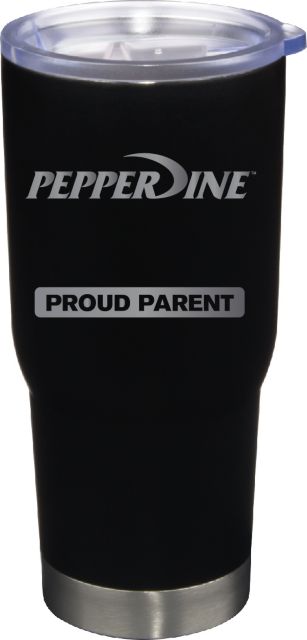 22 oz Matte Black Stainless Steel Tumbler Proud Parent