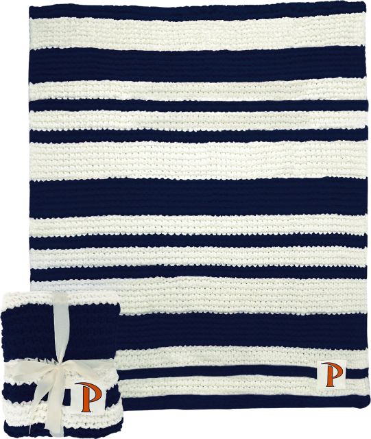 Pepperdine University Cable Knit Throw 50x60