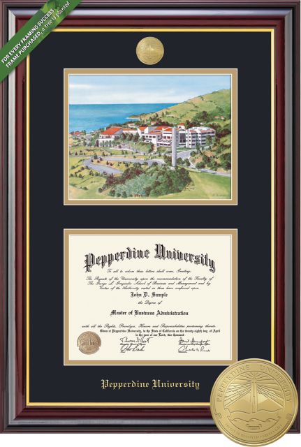 Pepperdine University 8.5'' x 11'' Windsor Diploma Frame