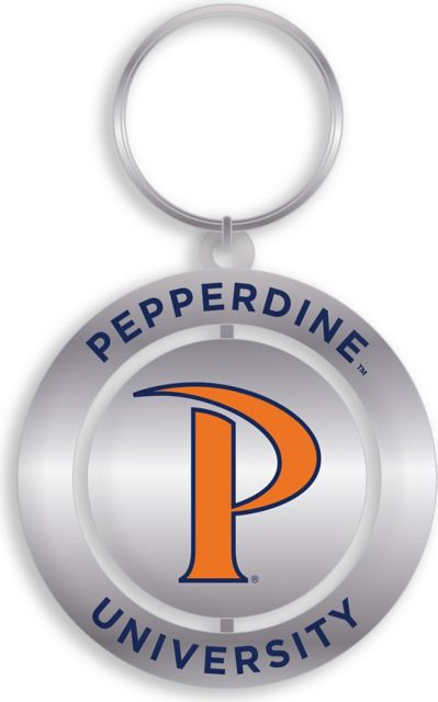 Pepperdine University Spinner Key Tag