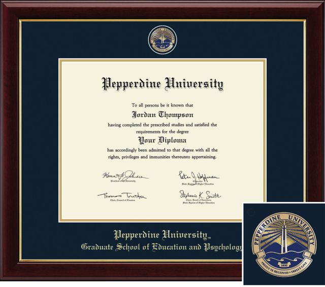 Church Hill Classics, Masterpiece; 11x14 H PhD, Graduate School of Education and Psychology Diploma Frame - ONLINE ONLY