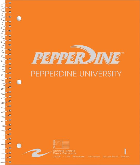 Pepperdine University Notebook 100-Sheet