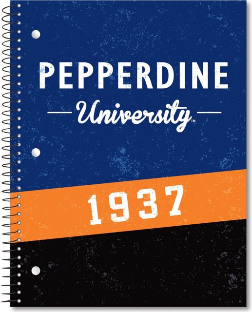 Pepperdine University 70 Sheet 1 Subject Notebook