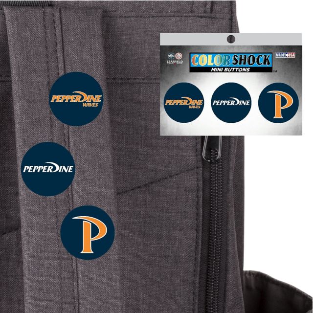 Pepperdine University 3-Pack Mini Button