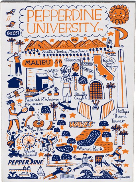 Pepperdine University Julia Gash Jumbo Magnet