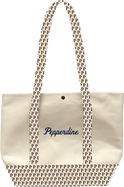Pepperdine University Heavyweight Snap Tote Bag