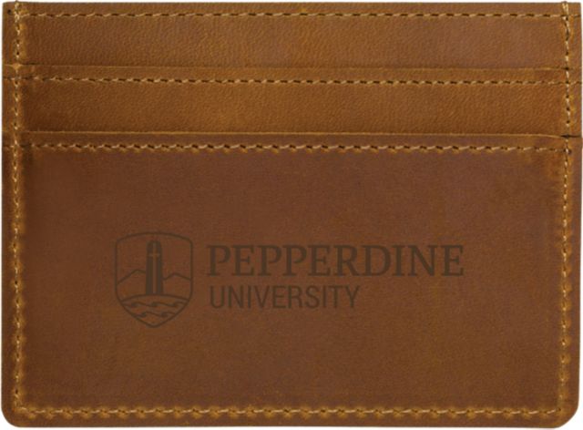 Pepperdine University Leather Card Holder