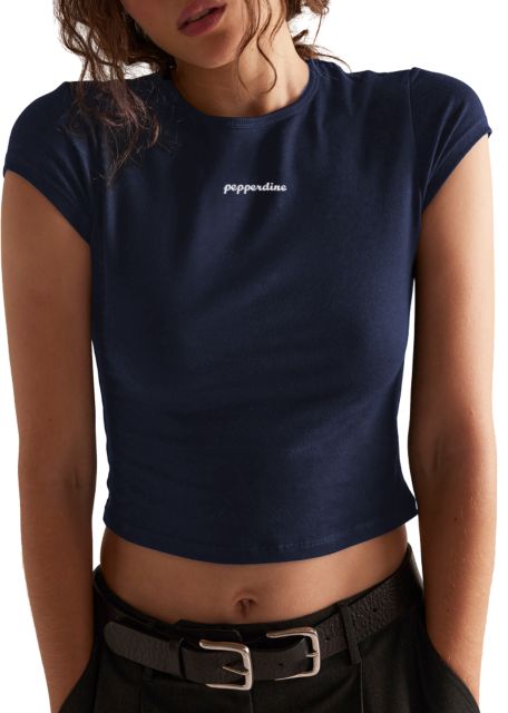 Pepperdine Free People Womens Morning Pages Tee Pepperdine Script