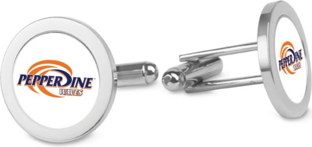 CSI Silver Cufflinks (Gift Boxed) With Colored Medallion - ONLINE ONLY