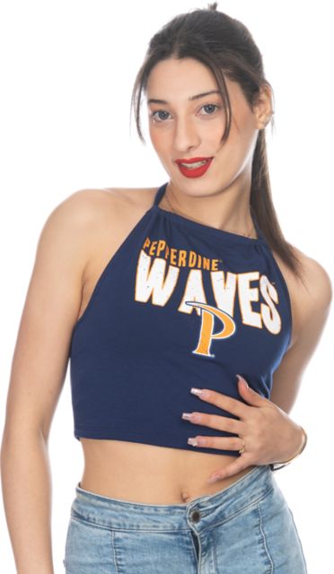 Pepperdine University Women's Waves Halter Top