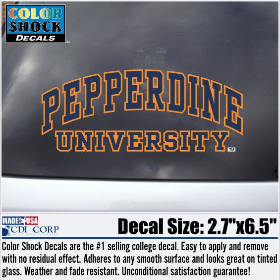 Pepperdine University Decal