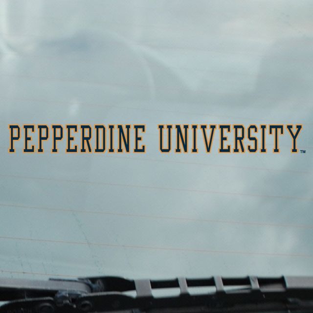 Pepperdine University Strip Decal