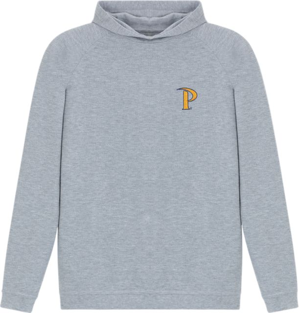 Pepperdine University Waffle Hooded Long Sleeve T-Shirt