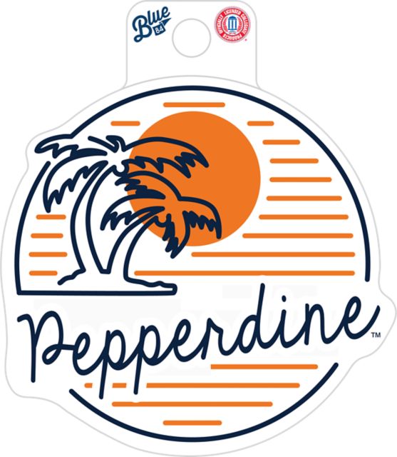 Pepperdine University Waves Full Size Sticker