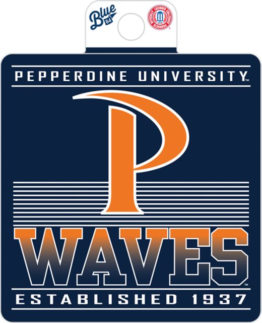 Pepperdine University Waves Full Size Sticker