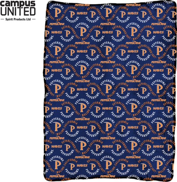 Pepperdine University Waves Silk Touch Throw Blanket