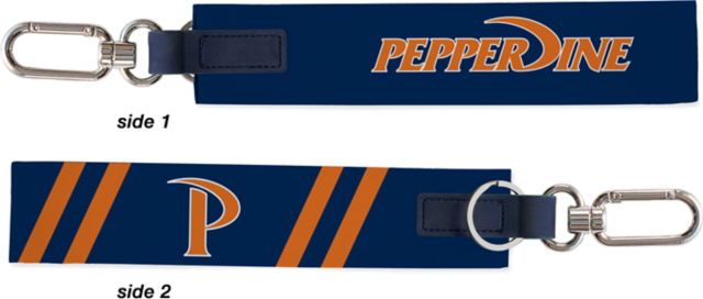 Pepperdine University Waves Oversized Keystrap