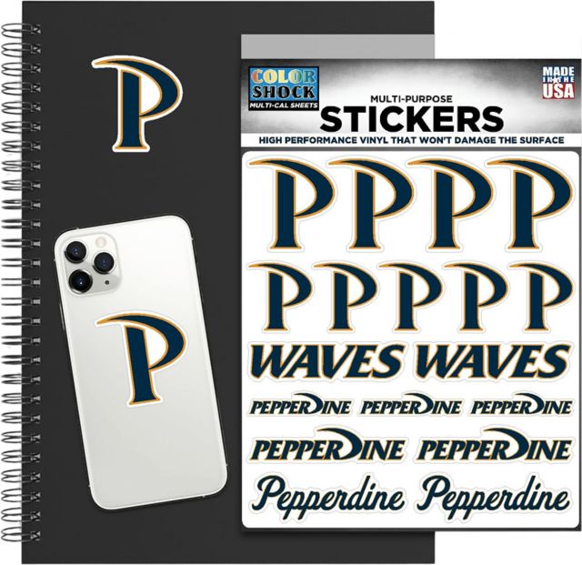 Pepperdine University Sticker Sheet