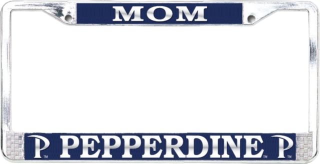 Pepperdine University Mom License Plate Frame