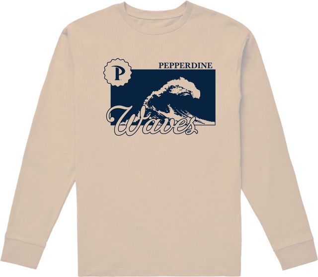Pepperdine University Waves Ringer Long Sleeve T-Shirt