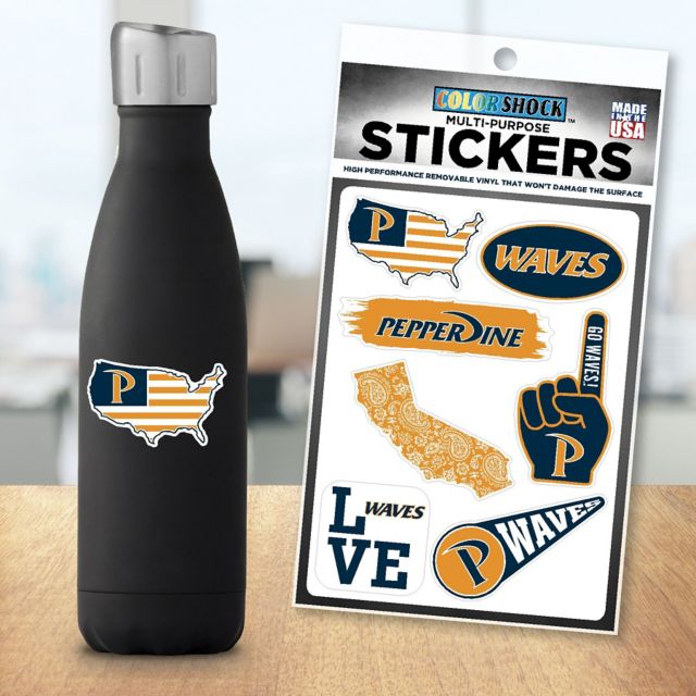 Pepperdine University 7.5'' x 7.5'' Sticker Sheet