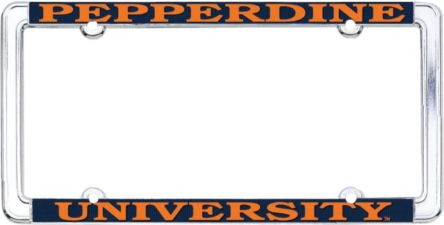 Pepperdine University Thin Rim License Plate Frame