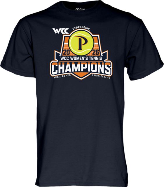 Pepperdine University Women's Tennis 2026 Conference Champions Short Sleeve T-Shirt